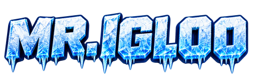 Mr. Igloo Frozen 3D Logo
